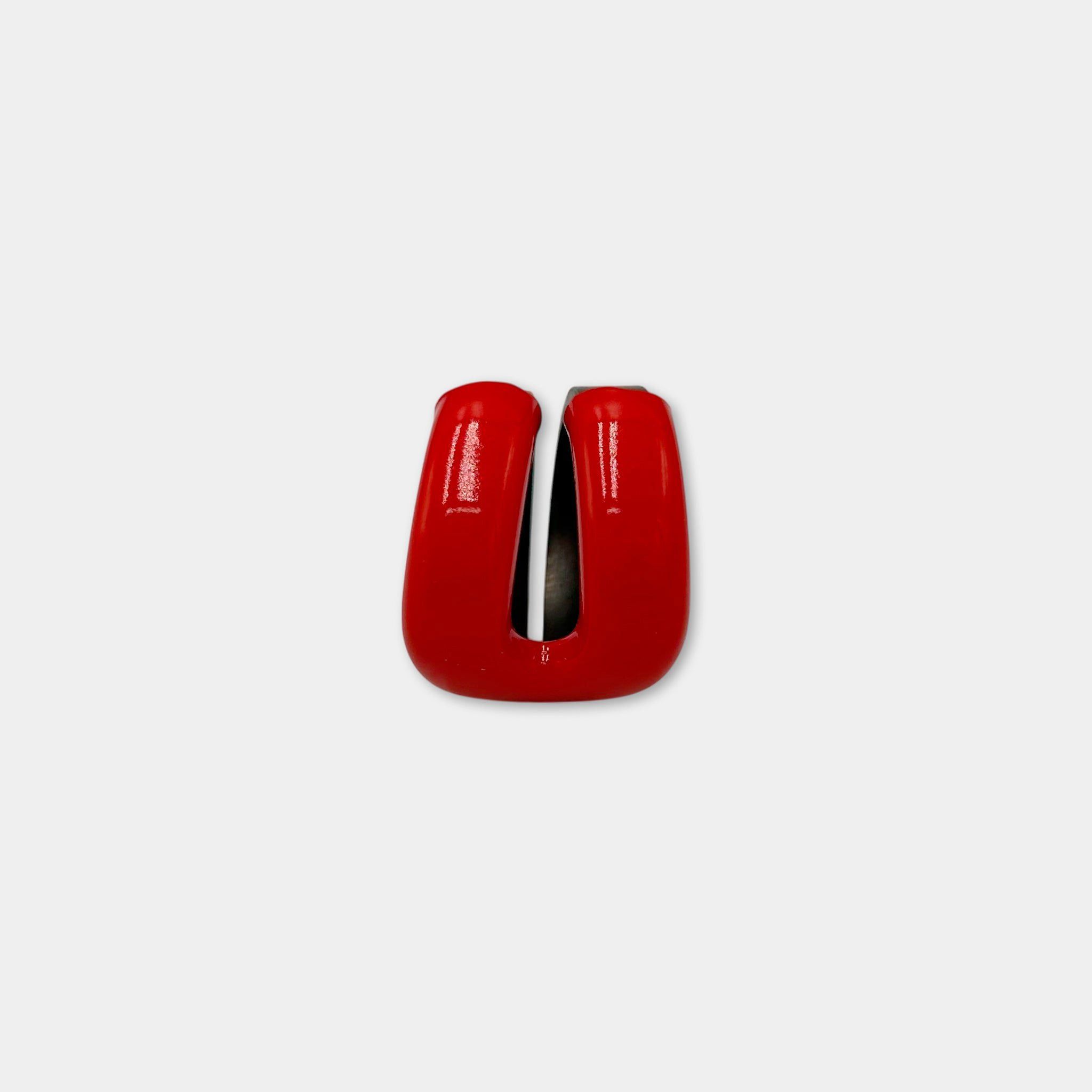 Maison Margiela Maison Martin Margiela MM11 Circular Ring Red Black Size ONE SIZE - 2 Thumbnail