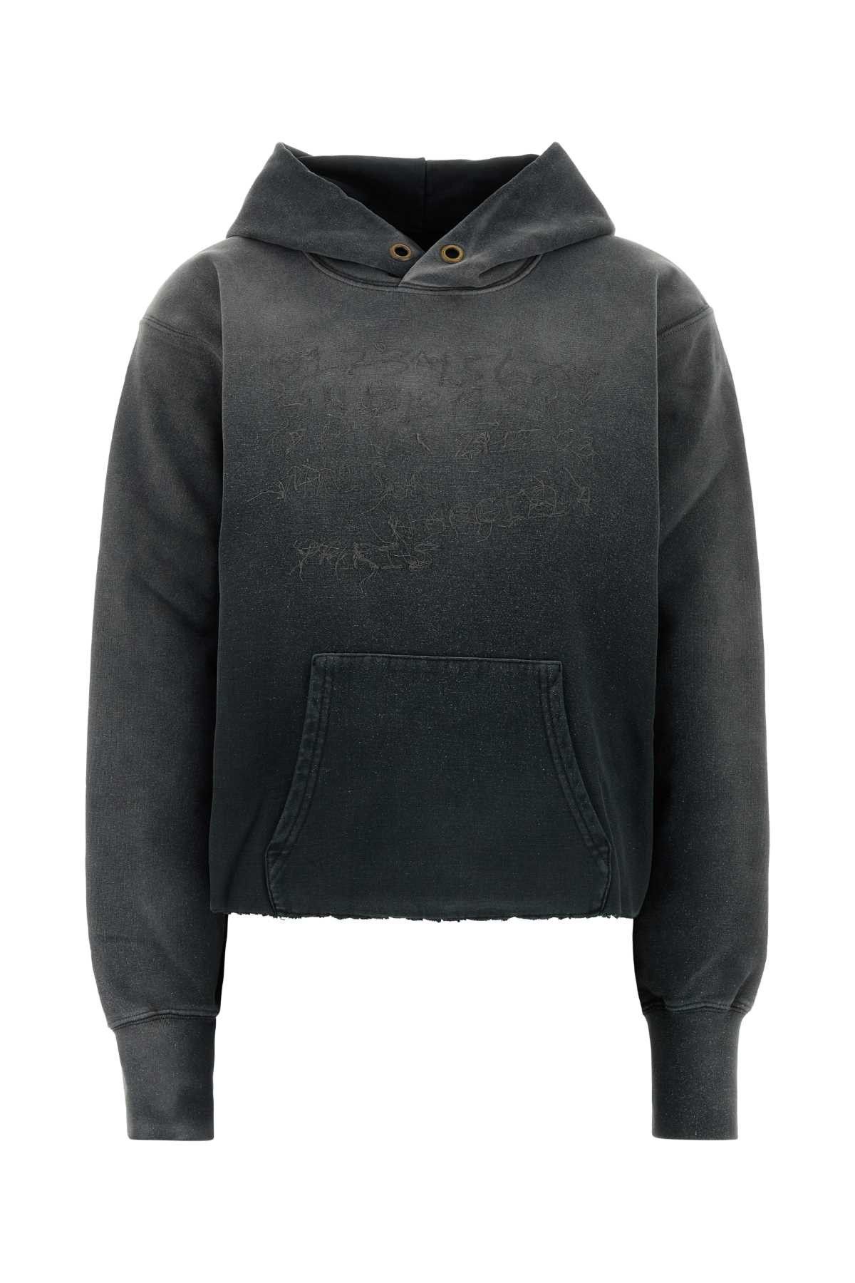 Maison Margiela Charcoal Cotton Sweatshirt Size S / US 4 / IT 40 - 1 Thumbnail