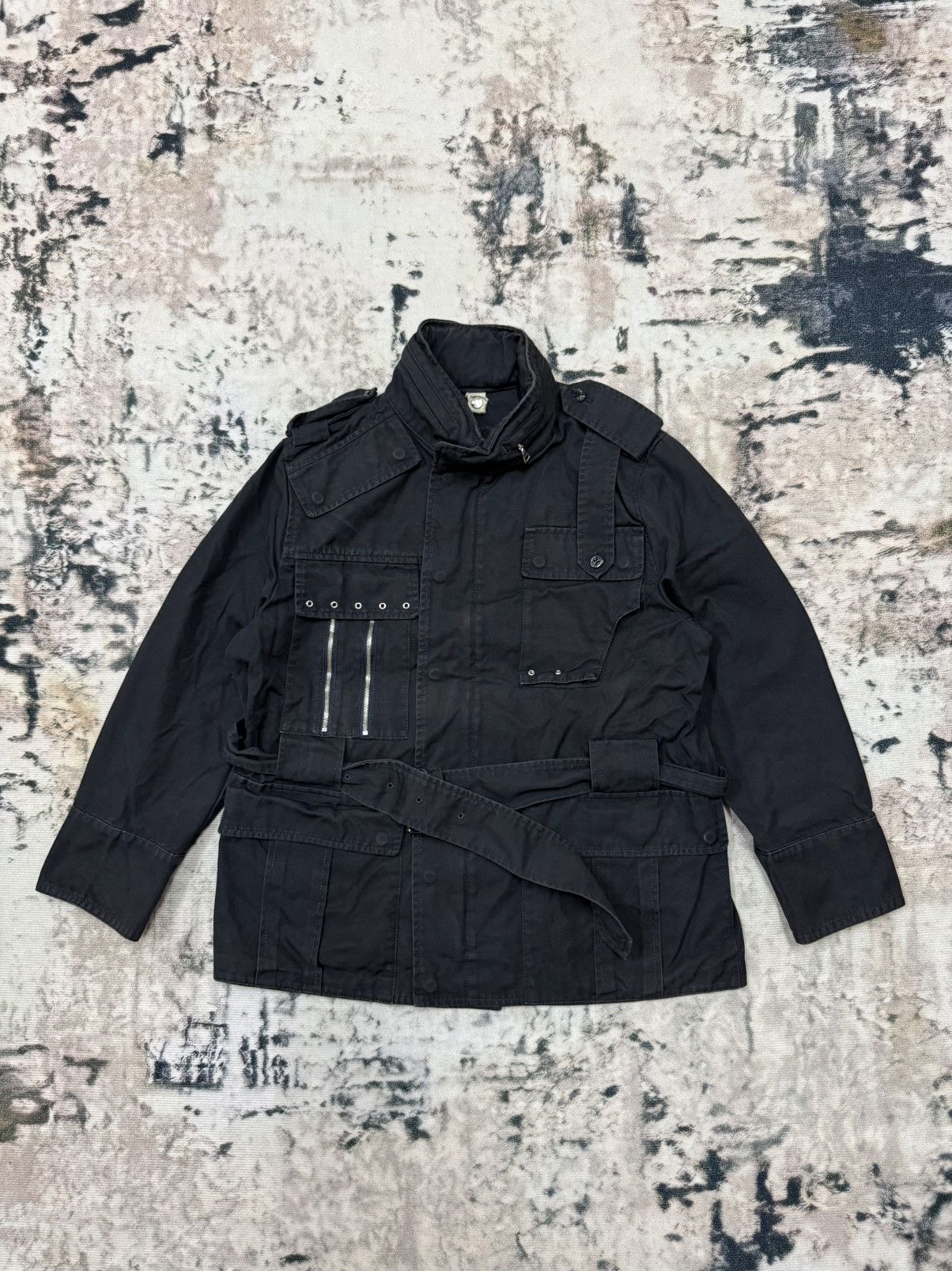 Japanese Brand × Vintage Nibariki Studio Ghibli Military Style Belted Jacket Size US S / EU 44-46 / 1 - 3 Thumbnail
