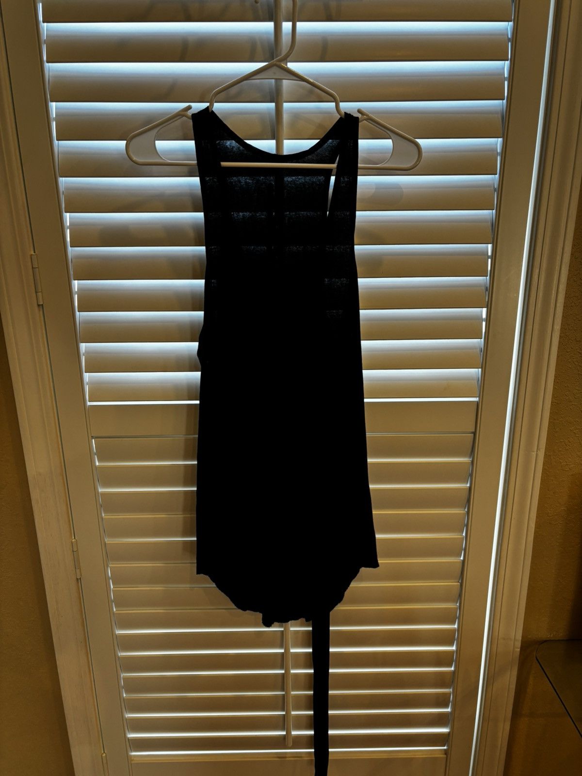 image of Rick Owens Drkshdw Black Drk Tank Top, Men's (Size Large)