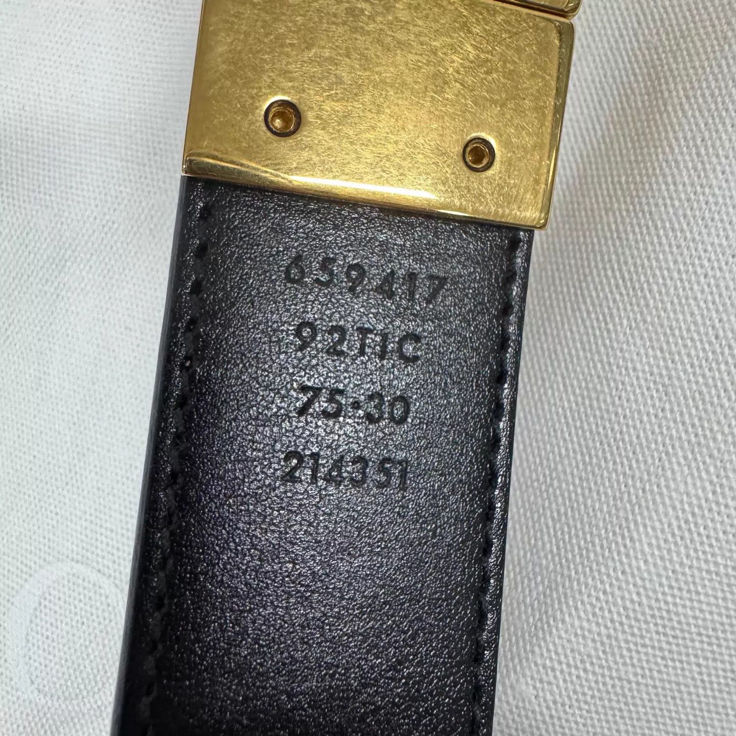 Gucci Gucci Golden Double G Buckle Snake Print GG Supreme Belt Size ONE SIZE - 6 Thumbnail