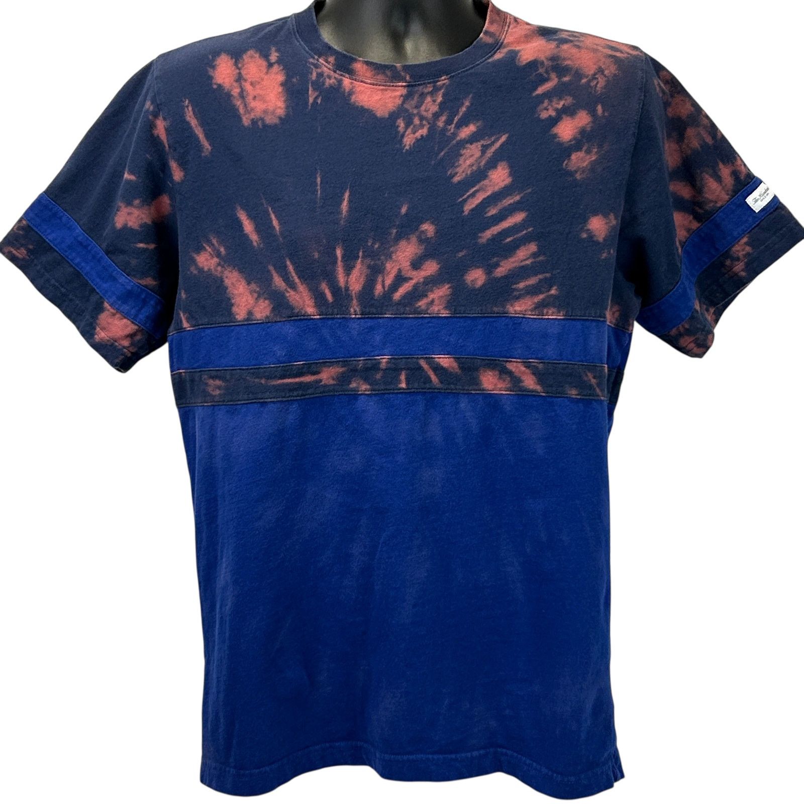 The Hundreds The Hundreds Striped T Shirt Mens M Medium Blue Streetwear Size US M / EU 48-50 / 2 - 1 Thumbnail