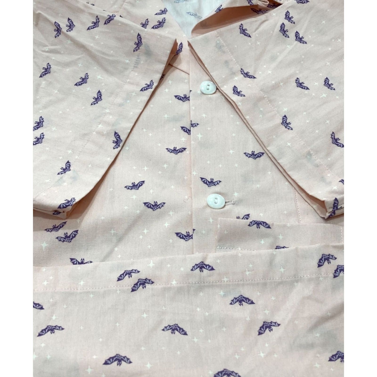 Dry Bones Dry Bones S/S Print Open Shirt FLYING BAT Pink Men M Size US M / EU 48-50 / 2 - 3 Thumbnail
