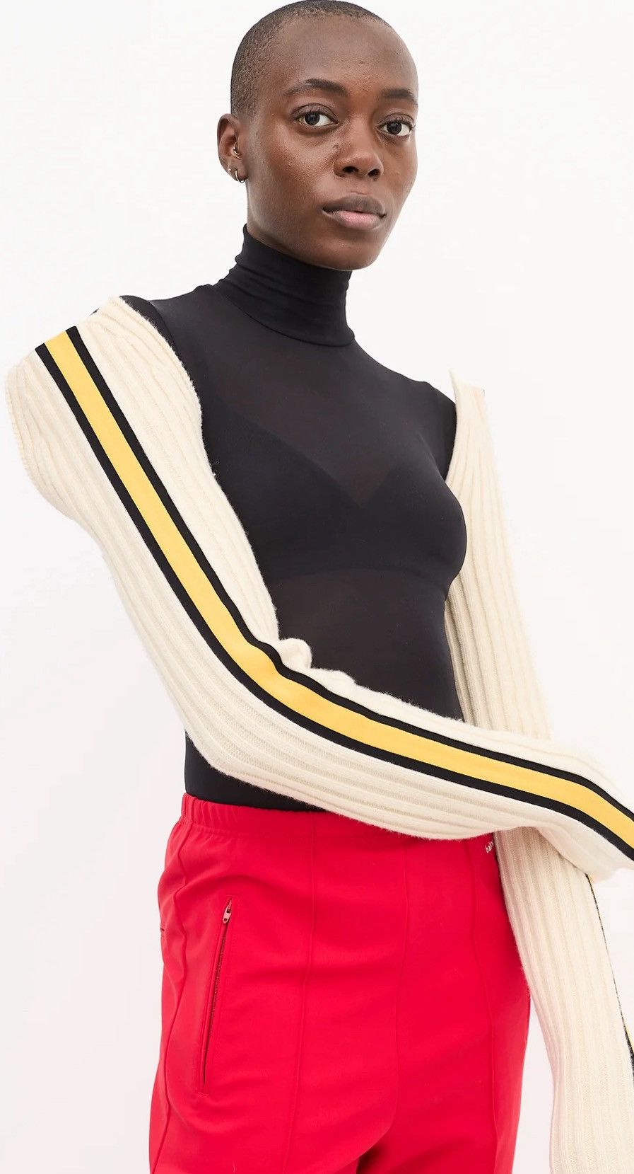 Calvin Klein 205W39NYC × Raf Simons Calvin Klein 205W39NYC Ribbed Arm Warmers Size ONE SIZE - 5 Thumbnail
