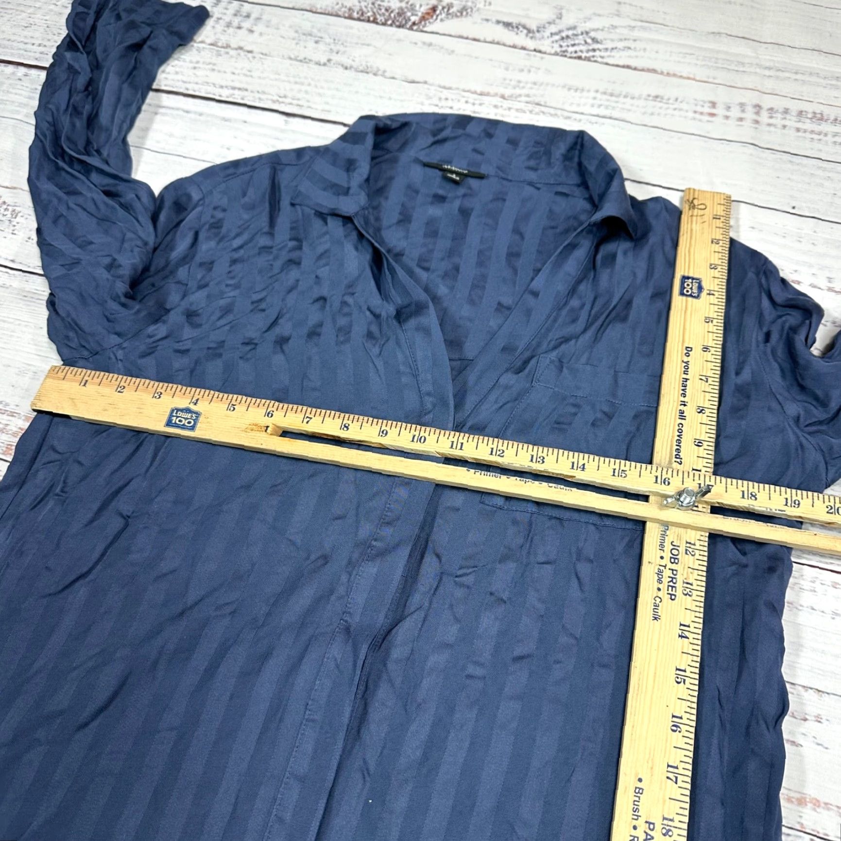 Alfani Alfani Intimates Sleep Shirt Womens Small Blue 100% Rayon New Long Sleeve Sleepwear Size S / US 4 / IT 40 - 3 Thumbnail