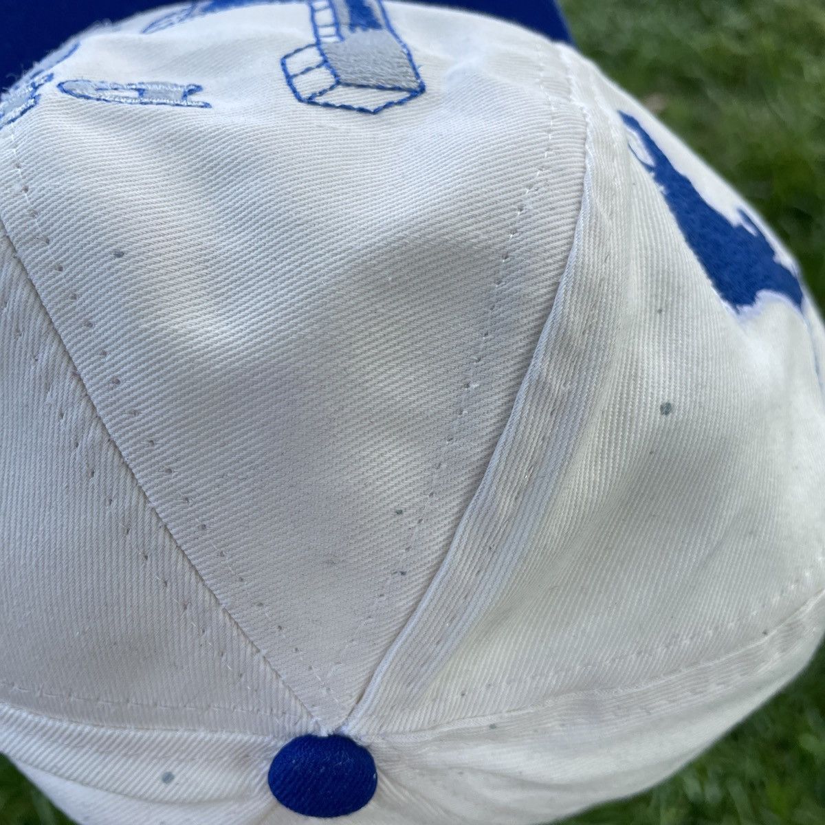 Drew Pearson Vintage 90s Detroit Lions Graffiti Hat Drew Pearson Snapback Size ONE SIZE - 13 Thumbnail