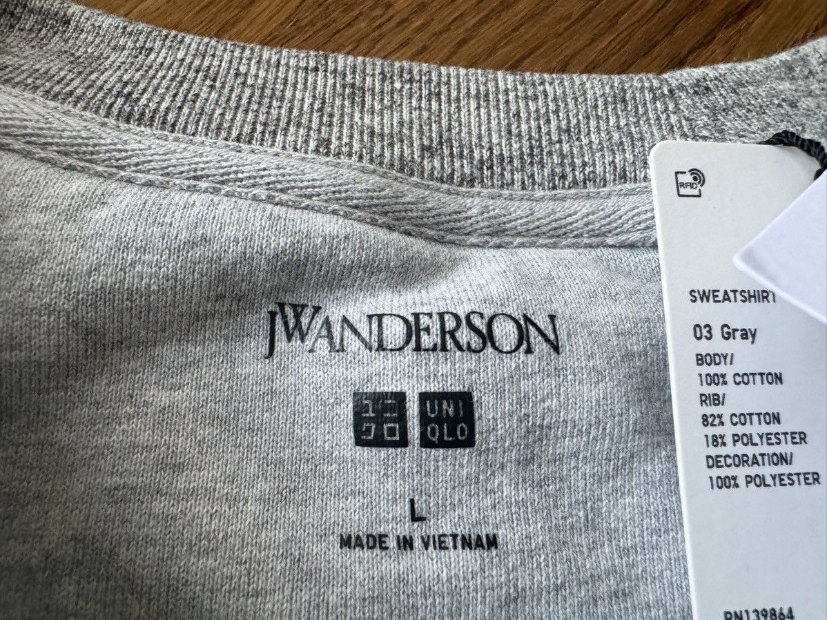 JW Anderson × Uniqlo Large JW Anderson Sweatshirt Gray Coat of Arms Crest Shirt Size US L / EU 52-54 / 3 - 6 Thumbnail