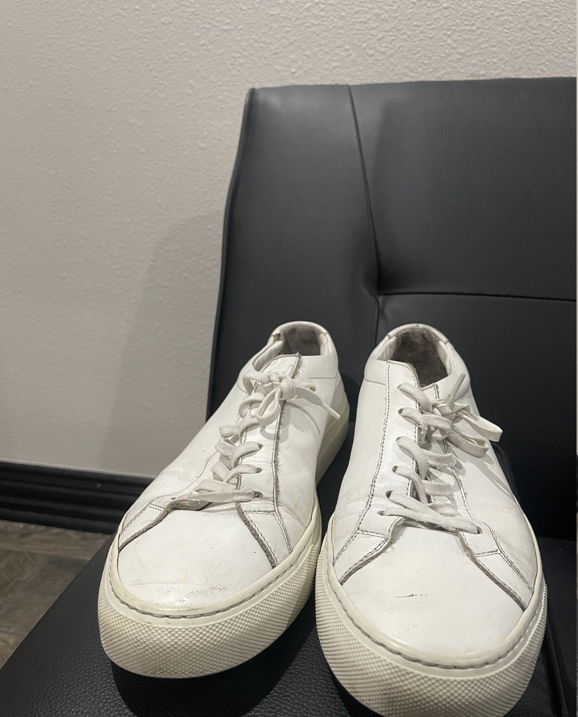 Common Projects Men’s Achilles Leather Low Top Sneaker Size US 8 / EU 41 - 1 Thumbnail