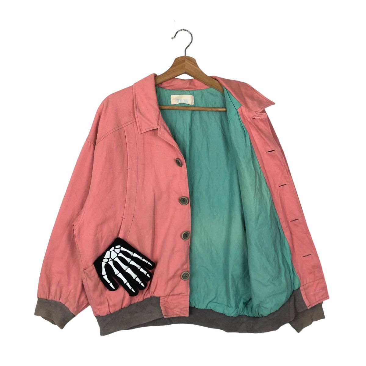 Japanese Brand 🔥90s VINTAGE BOMBER JACKET SOMETHING SPELL OUT ISSEY MIYAKE Size US M / EU 48-50 / 2 - 8 Thumbnail