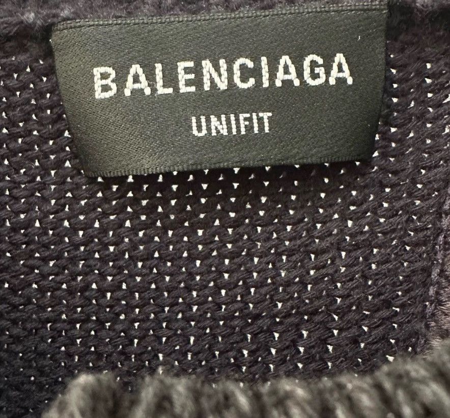Balenciaga BALENCIAGA SS21 Damaged Splicing Logo Round N 2412-Nextarrow Size US XS / EU 42 / 0 - 4 Thumbnail