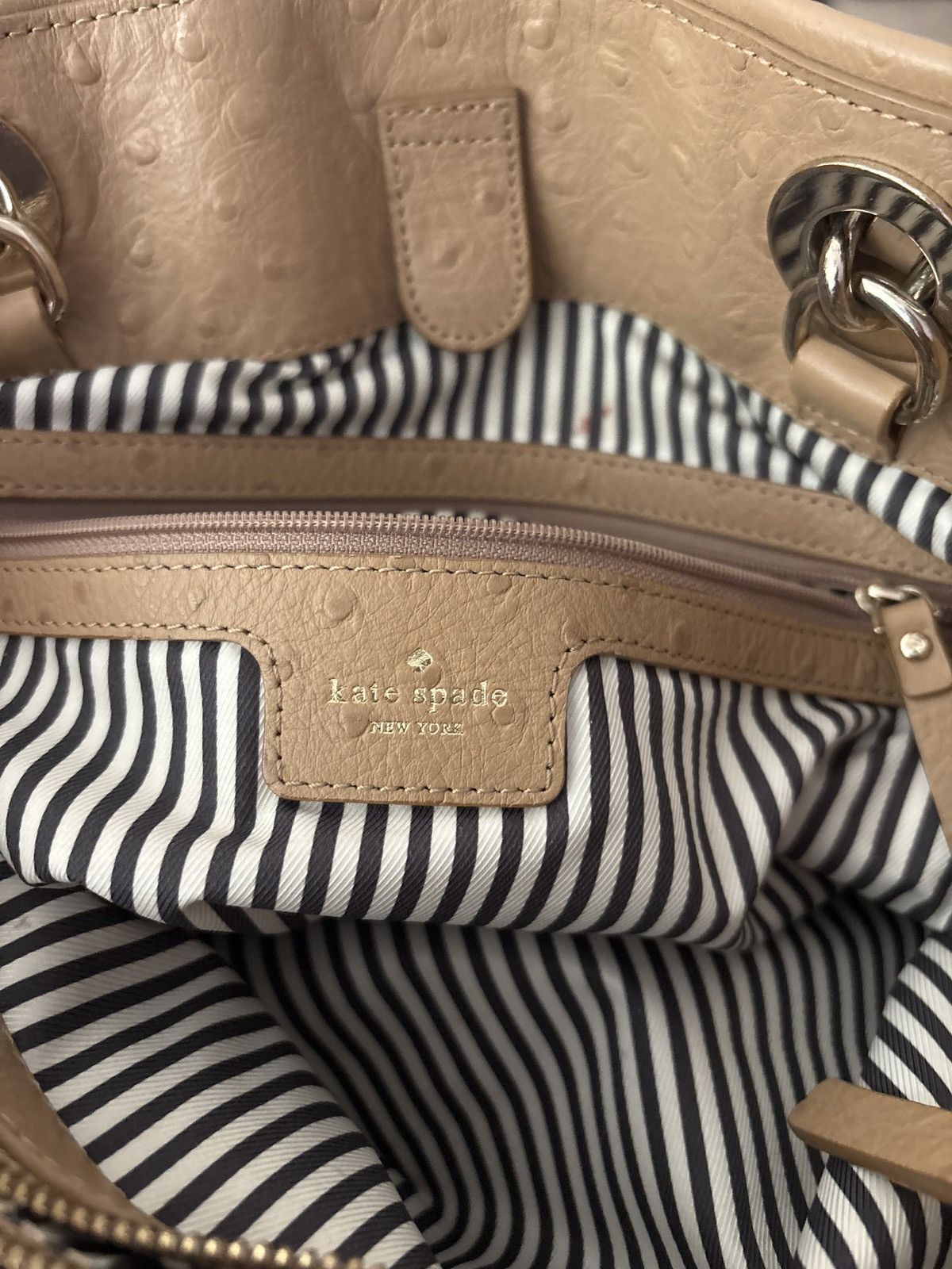 Kate Spade Kate Spade Ostrich Handlebag Size ONE SIZE - 3 Thumbnail