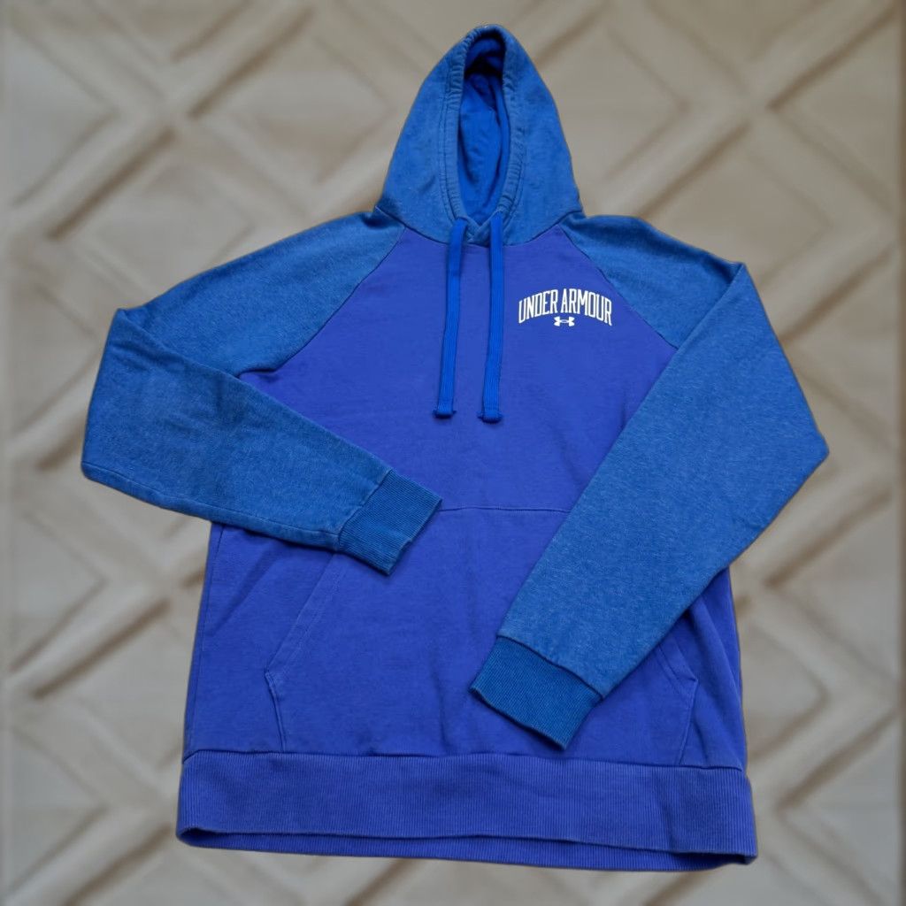 Under Armour Under Armour Hoodie Mens Small Blue Fleece Pullover Loose Fit Graphic Sweatshirt Casualwear Urban casual Sports Streetwear 90s? Size US S / EU 44-46 / 1 - 1 Thumbnail