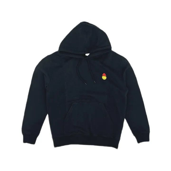 AMI Ami Paris Black Smiley Hoodie for Unisex -2507 Size US XL / EU 56 / 4 - 2 Thumbnail