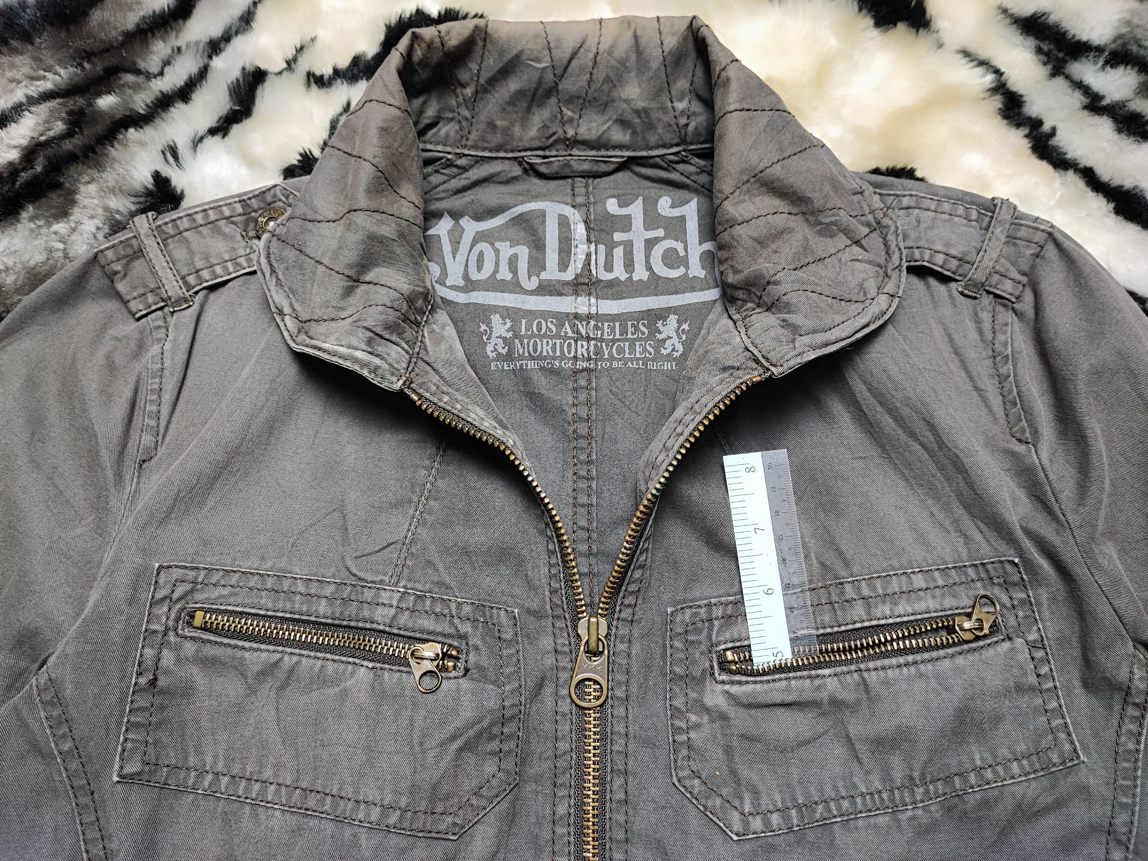 If Six Was Nine VON DUTCH MOTORCYCLE JACKET Size US L / EU 52-54 / 3 - 7 Thumbnail