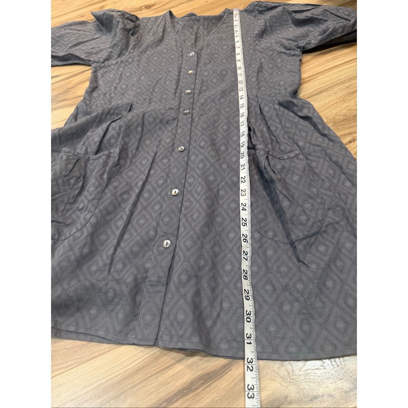 Guru Gudrun Sjoden grey boho lagenlook tunic blouse size XS Size XS / US 0-2 / IT 36-38 - 7 Thumbnail