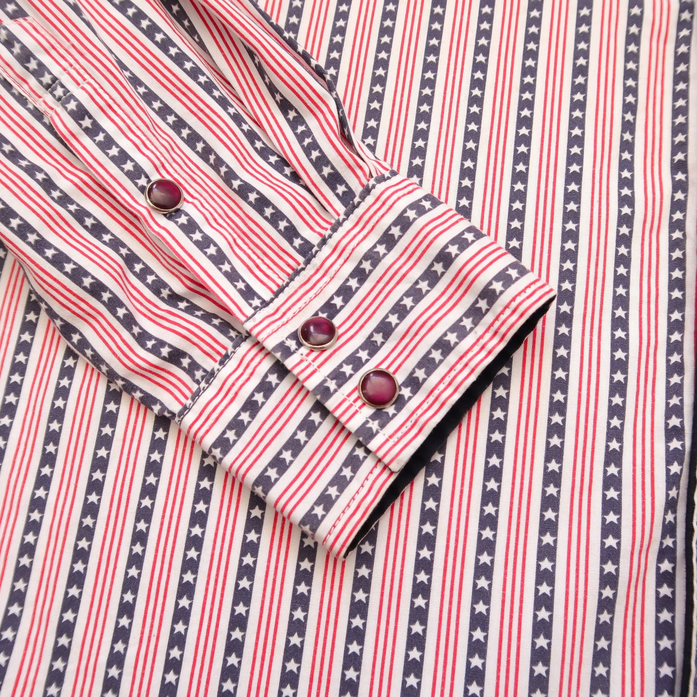 Japanese Brand 1990s UCLA Bruins American Flag Western Shirt Size US M / EU 48-50 / 2 - 11 Thumbnail