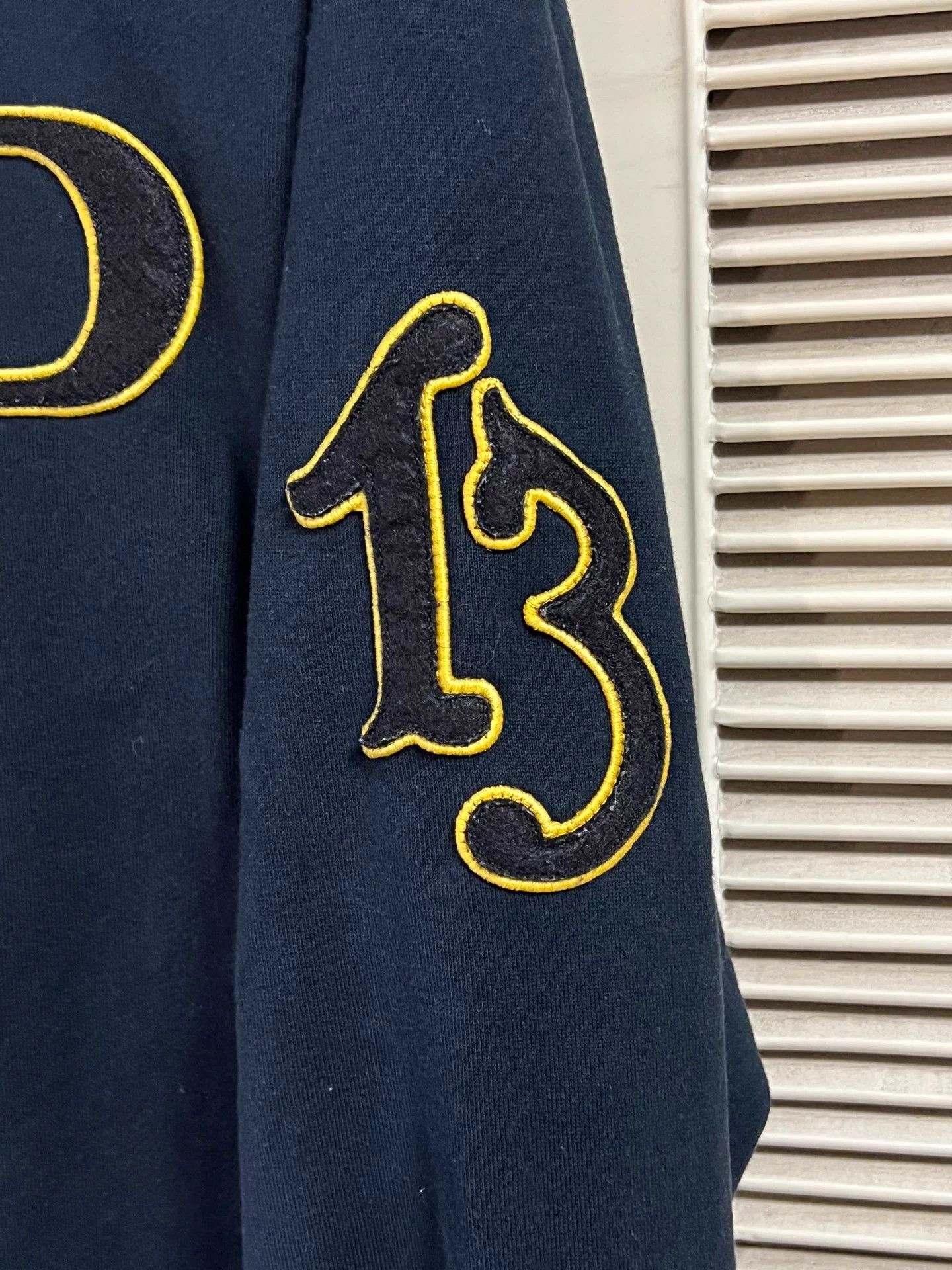 Prada Prada P logo 13 embroidery block crewneck sweatshirt Size US S / EU 44-46 / 1 - 4 Thumbnail