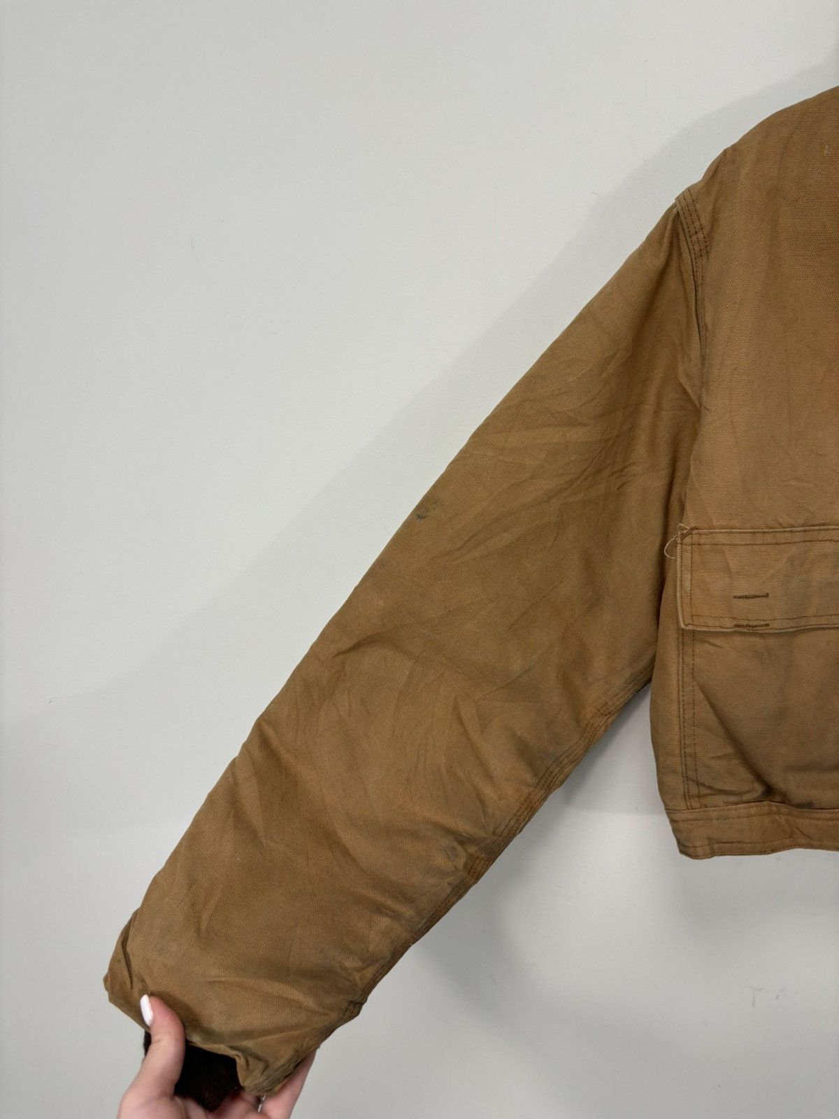 Carhartt Vintage 90s Carhartt USA Made Work Hype Boxy Cropped Jacket Size US M / EU 48-50 / 2 - 11 Thumbnail