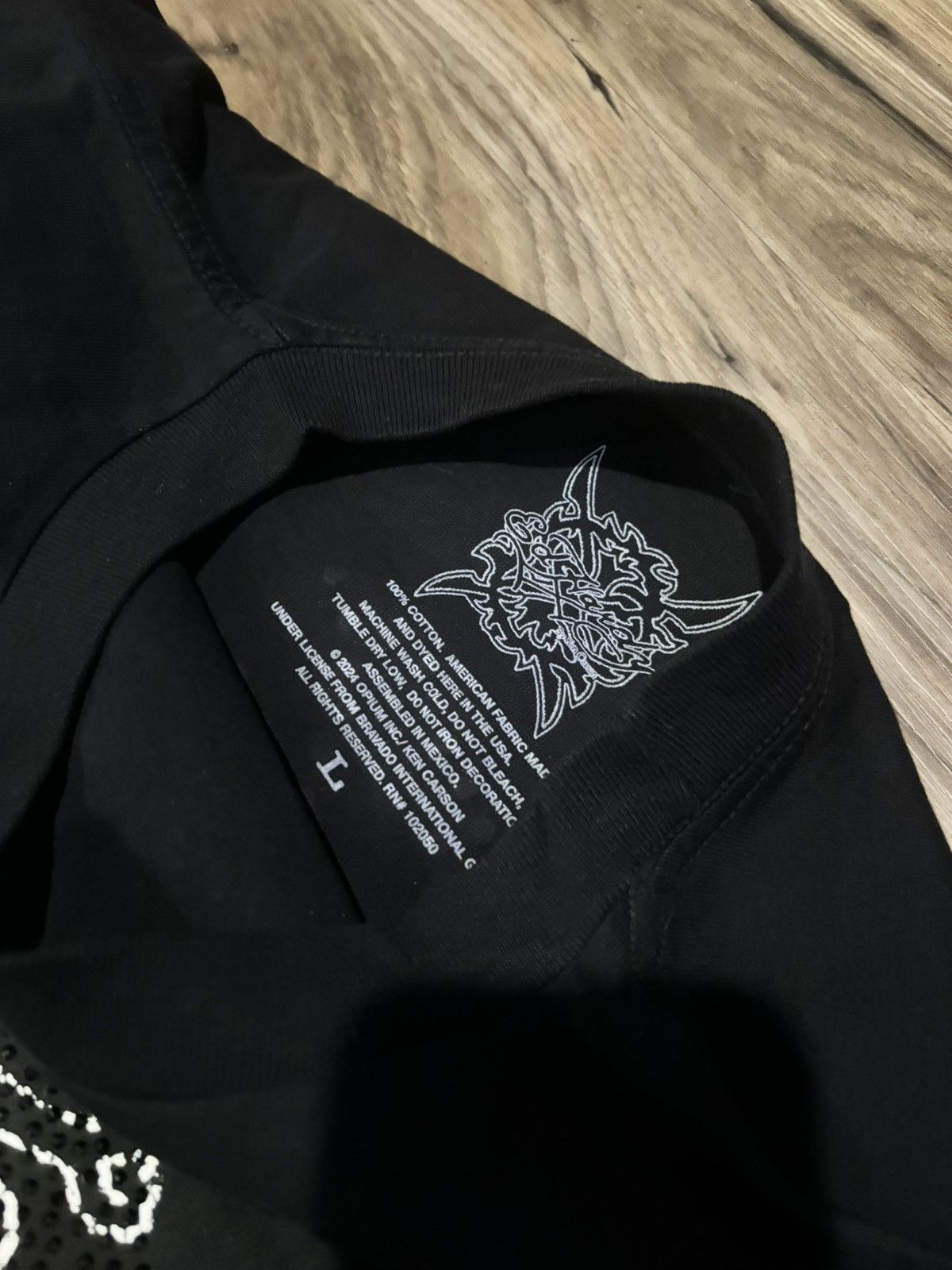 Ed Hardy × Ken Carson Ed hardy x Ken Carson Rhinestone Shirt Size US L / EU 52-54 / 3 - 4 Thumbnail