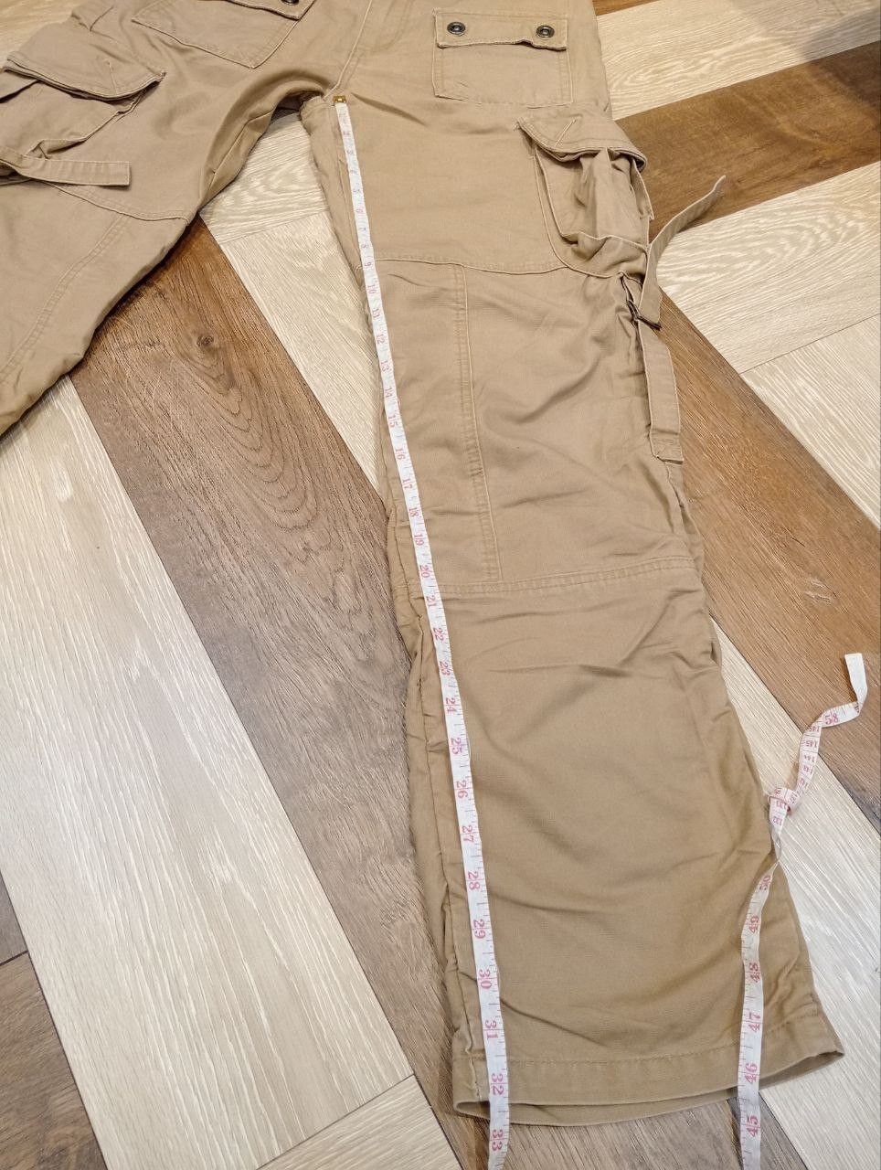LOWBOX LOWBOX JAPAN MULTIPOCKET WRINKLE BANDAGE PANTS Size US 32 / EU 48 - 12 Thumbnail