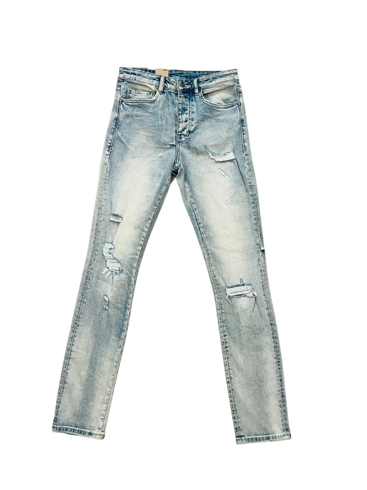 Ksubi Ksubi Jeans Mens Chitch Punk Thrashed Slim Blue Size