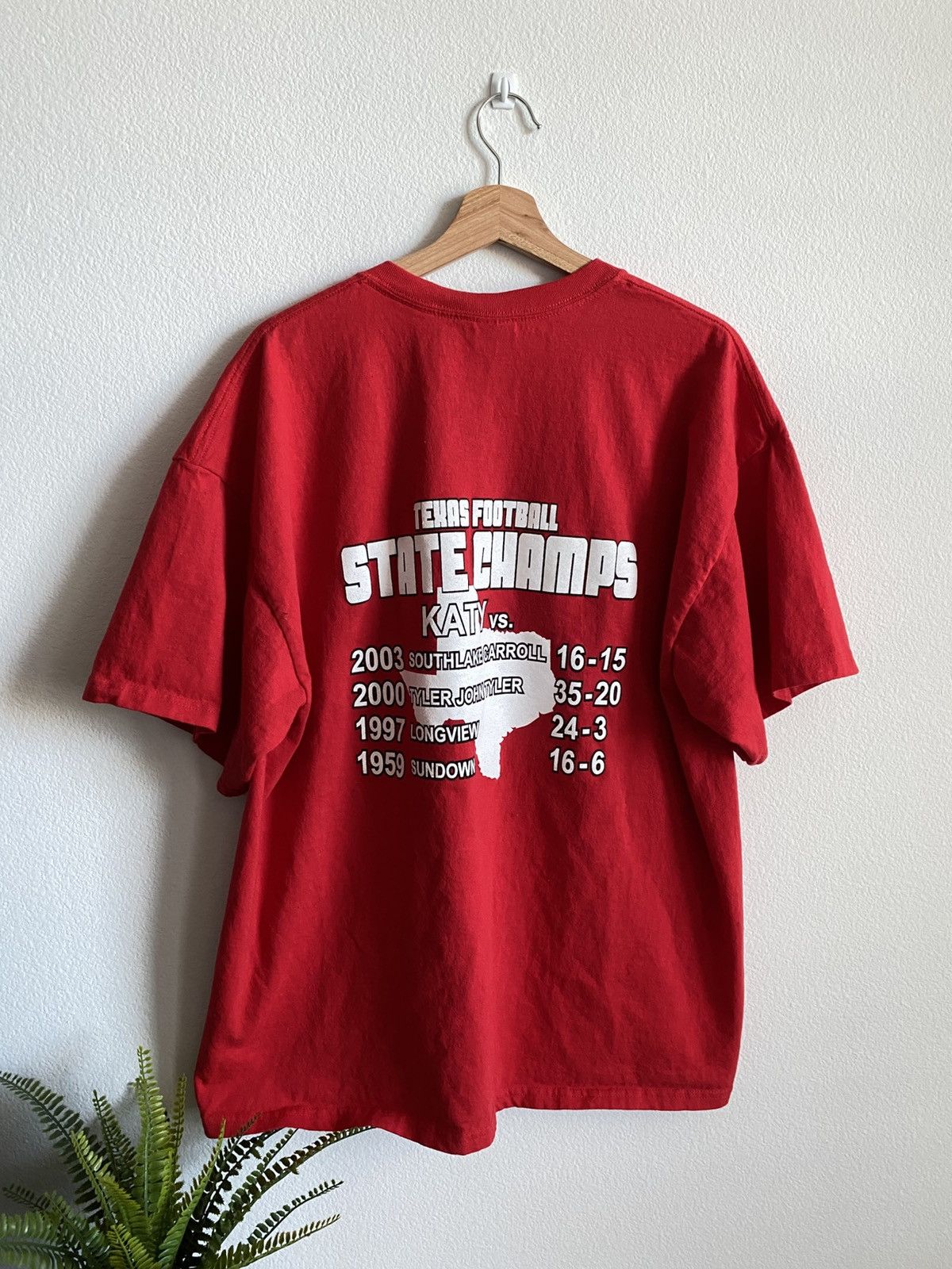 Vintage Vintage 00s Texas Football Champions Tee Size US XXL / EU 58 / 5 - 2 Thumbnail