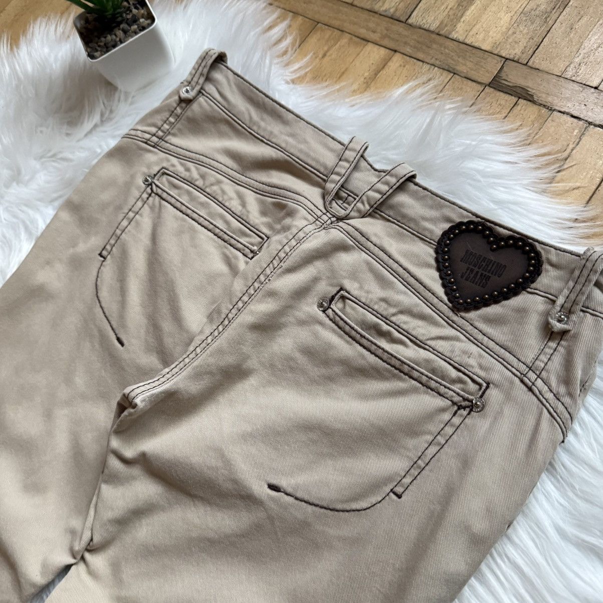 Moschino 📌 Crazy Moschino Vintage Jeans Donna Y2K Size 29" - 5 Thumbnail
