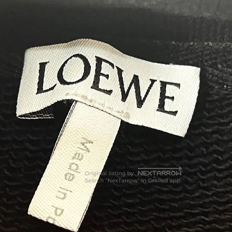 Loewe Loewe Gray Cotton Blend Women's Sweatshirt . Size S / US 4 / IT 40 - 4 Thumbnail