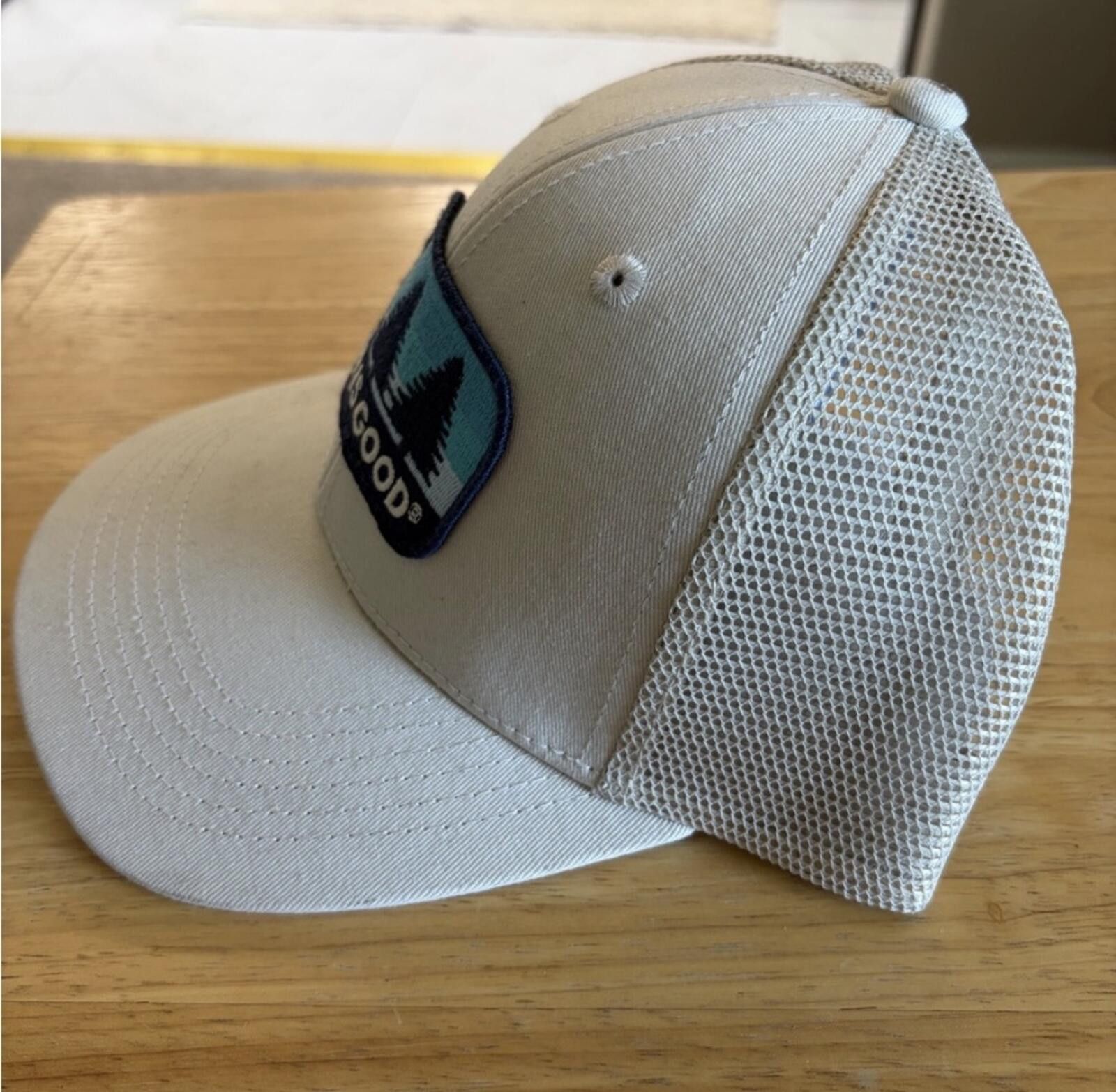 Life is Good Life Is Good Kids' Light Tan Cap with Blue Patch Size ONE SIZE - 2 Thumbnail