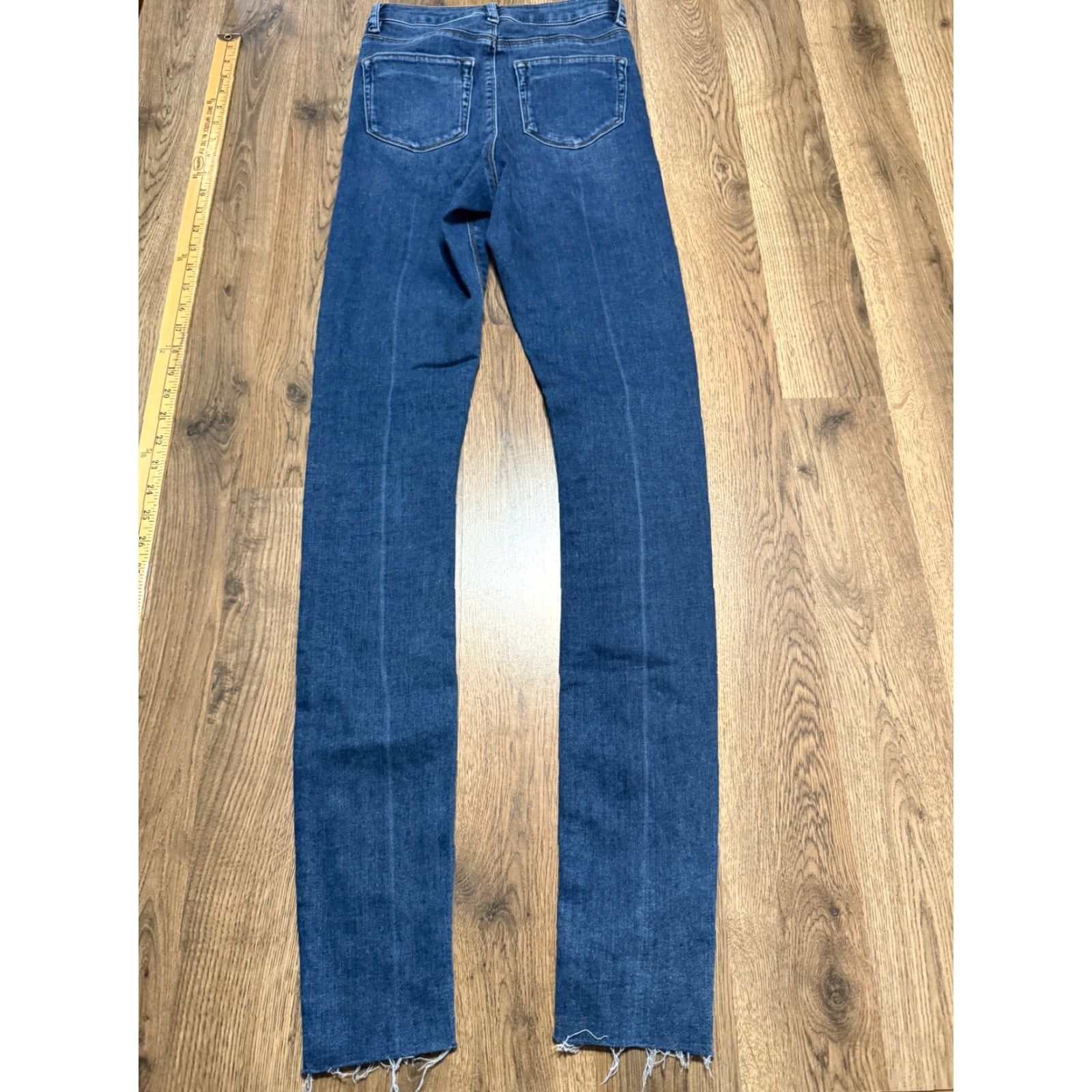 Asos ASOS Jeans, Women's Size 2 US, Blue Denim, Skinny High Rise, 5-Pocket, Stretch, Regular Fit, Machine Washable, Free Return Size 26" / US 2 / IT 38 - 2 Thumbnail