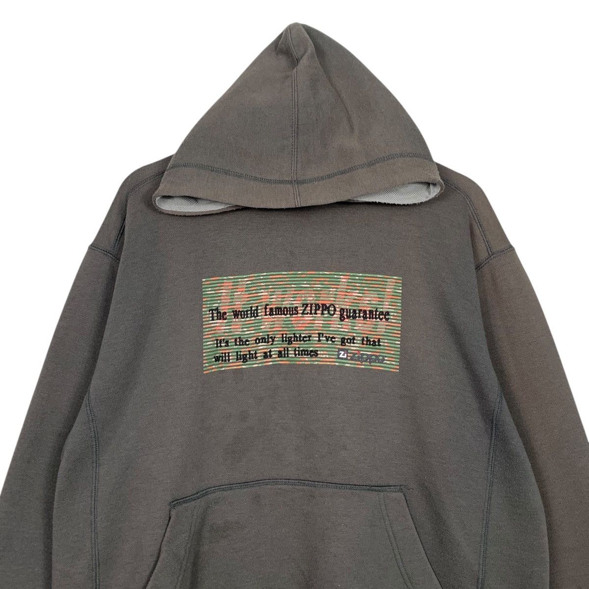 Zippo Vintage 90’s ZIPPO Pullover Hoodie Sweatshirt #3639-C166 Size US L / EU 52-54 / 3 - 2 Thumbnail