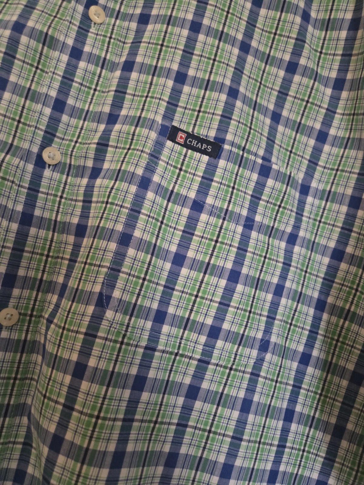 Chaps Dress Shirt Chaps 2XT 2X Button Down Light Green Spring Plai Size US XXL / EU 58 / 5 - 10 Thumbnail