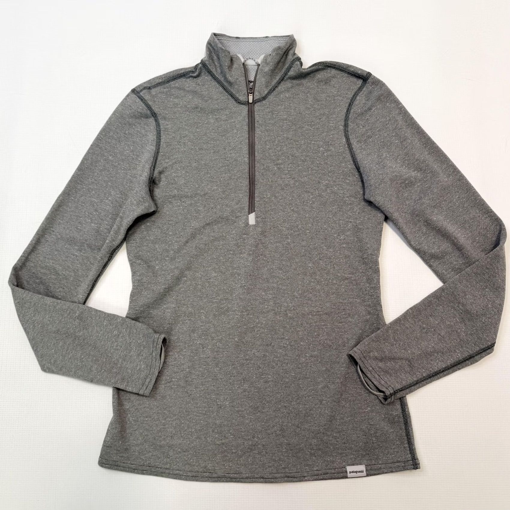 Patagonia Patagonia Capilene 3 Midweight Womens XS Gray 1/4 Zip Pullover Shirt Size XS / US 0-2 / IT 36-38 - 5 Thumbnail