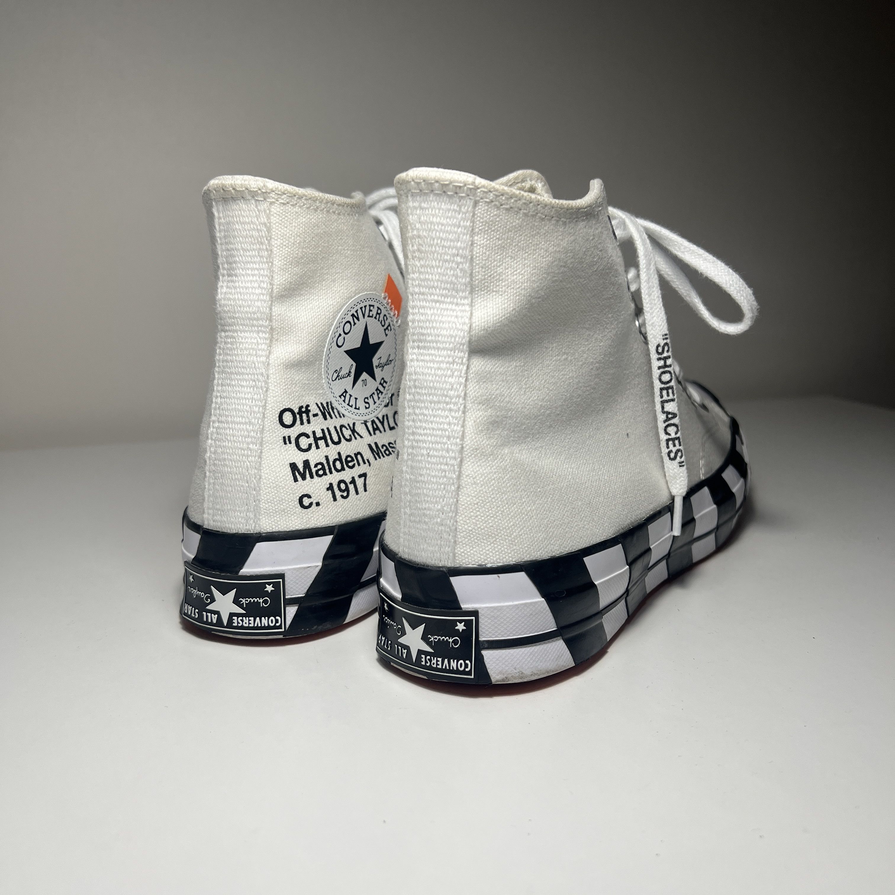 Converse × Off-White Off-White x Converse Chuck Taylor All Star Size US 9 EU 42,5 Size US 9.5 / EU 42-43 - 5 Thumbnail