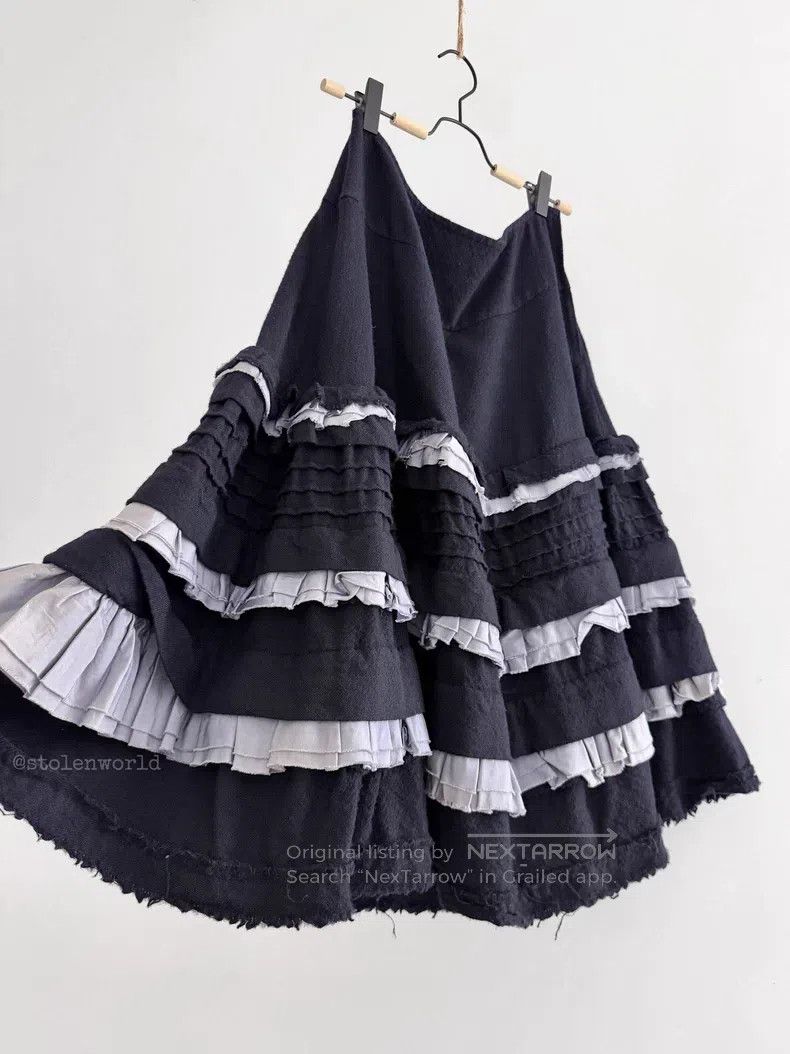 Comme des Garcons Comme des Garcons size M Lace Pleated Layered Cake Skirt Size 25" / US 0 / IT 36 - 2 Thumbnail