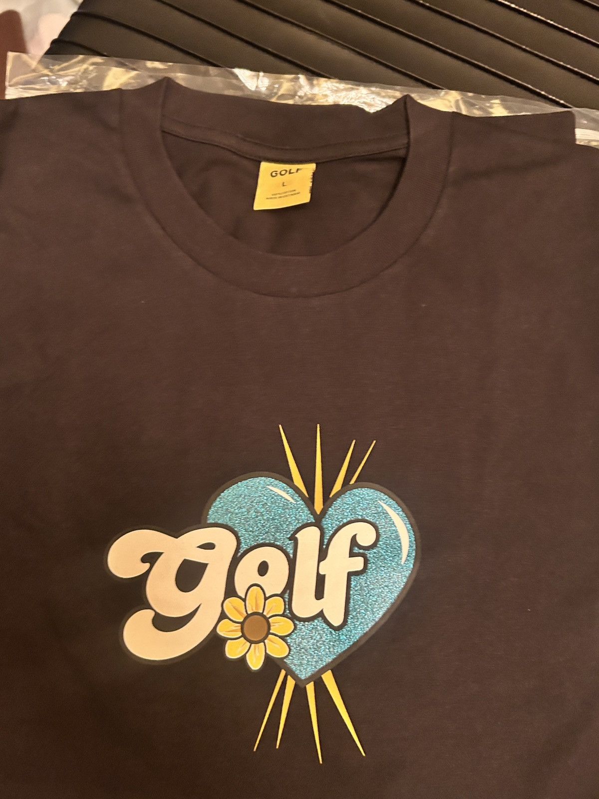 Golf Wang ROMEO GLITTER TEE BLACK Grailed