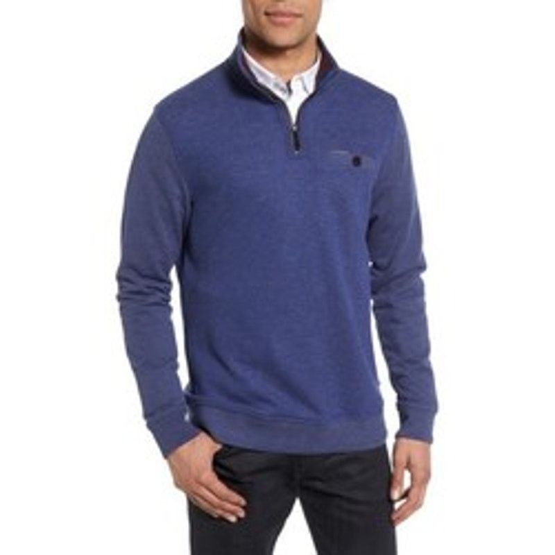 Ted Baker Ted Baker London Valerio Sweater 1/4 Zip Pullover Sz 6 L/XL Size US L / EU 52-54 / 3 - 3 Thumbnail