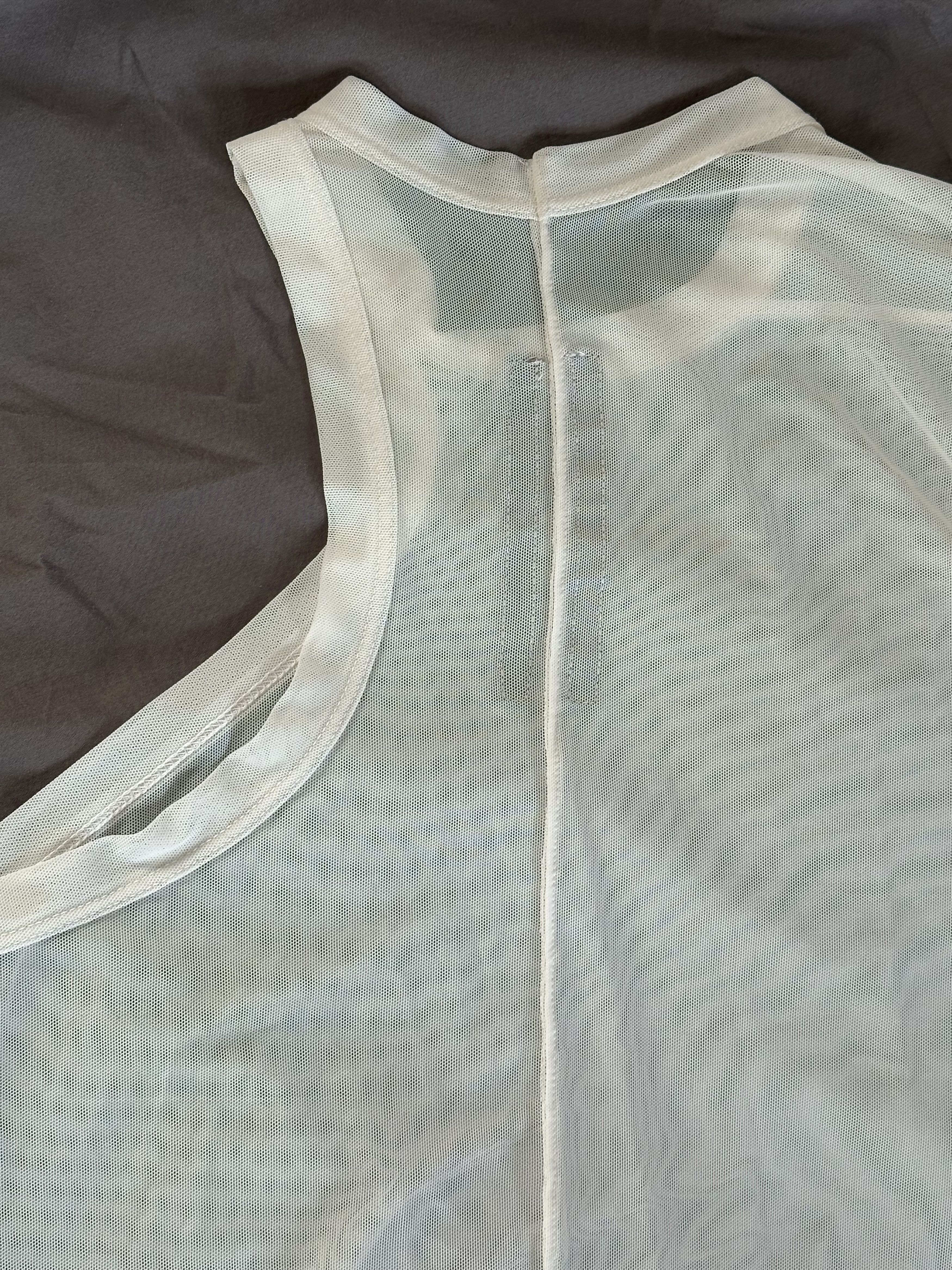 Rick Owens Rick Owens fw21 White Mesh Banana Top Size US S / EU 44-46 / 1 - 6 Thumbnail