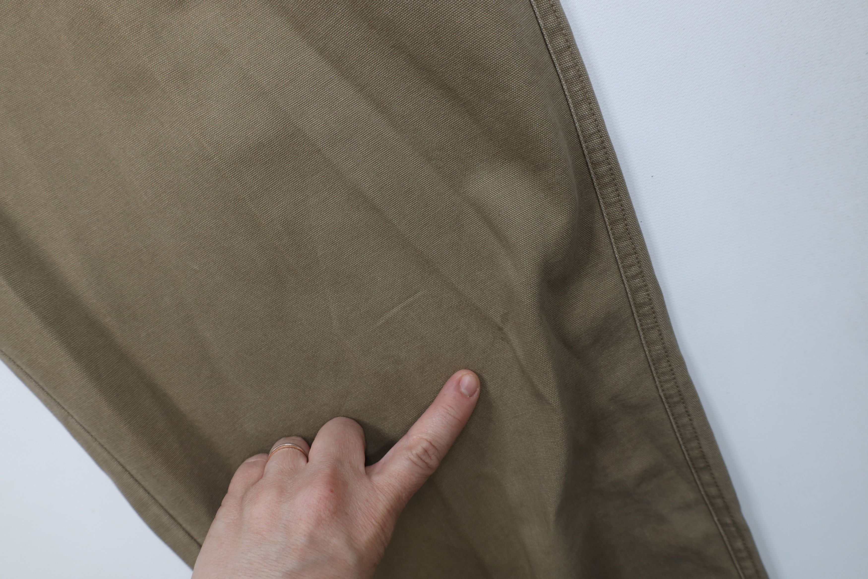 Columbia × Vintage Vintage Columbia Spell Out Wide Leg Canvas Pants Beige Size US 36 / EU 52 - 7 Thumbnail
