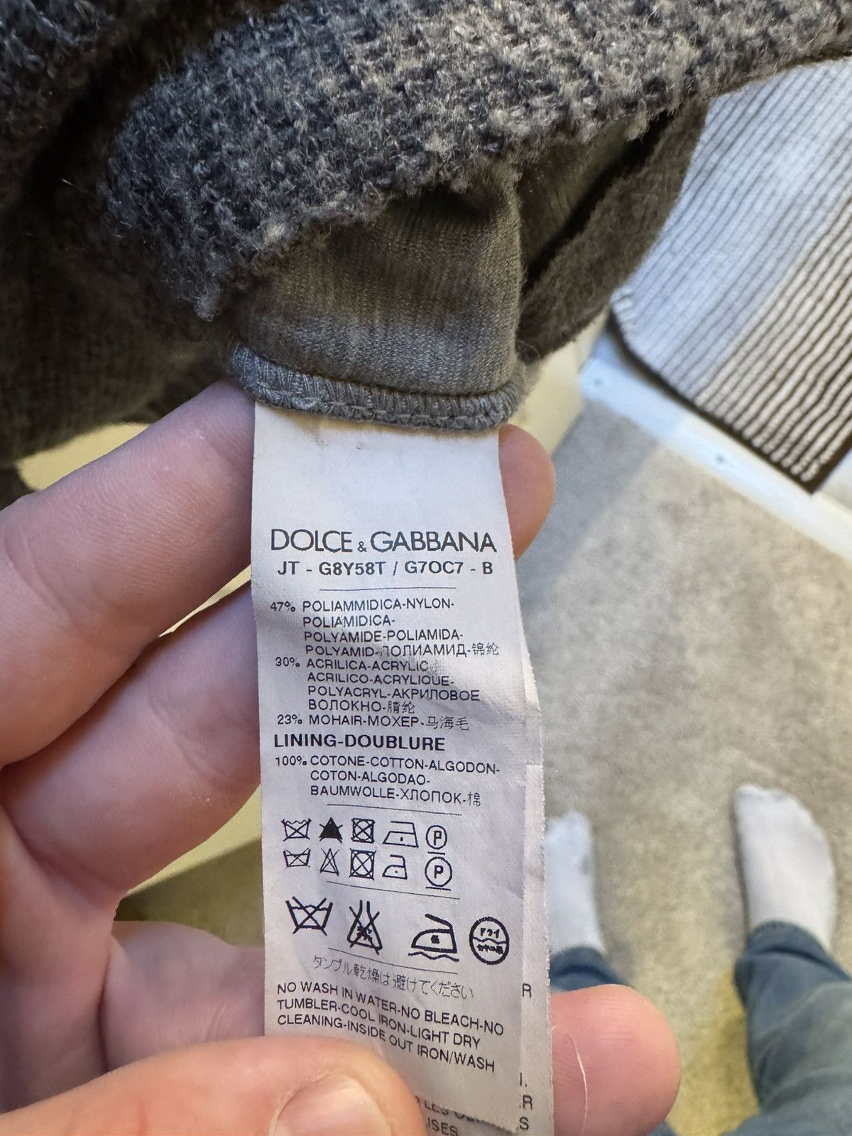 Dolce & Gabbana Dolce & Gabbana Wool Sweater Size US L / EU 52-54 / 3 - 5 Thumbnail