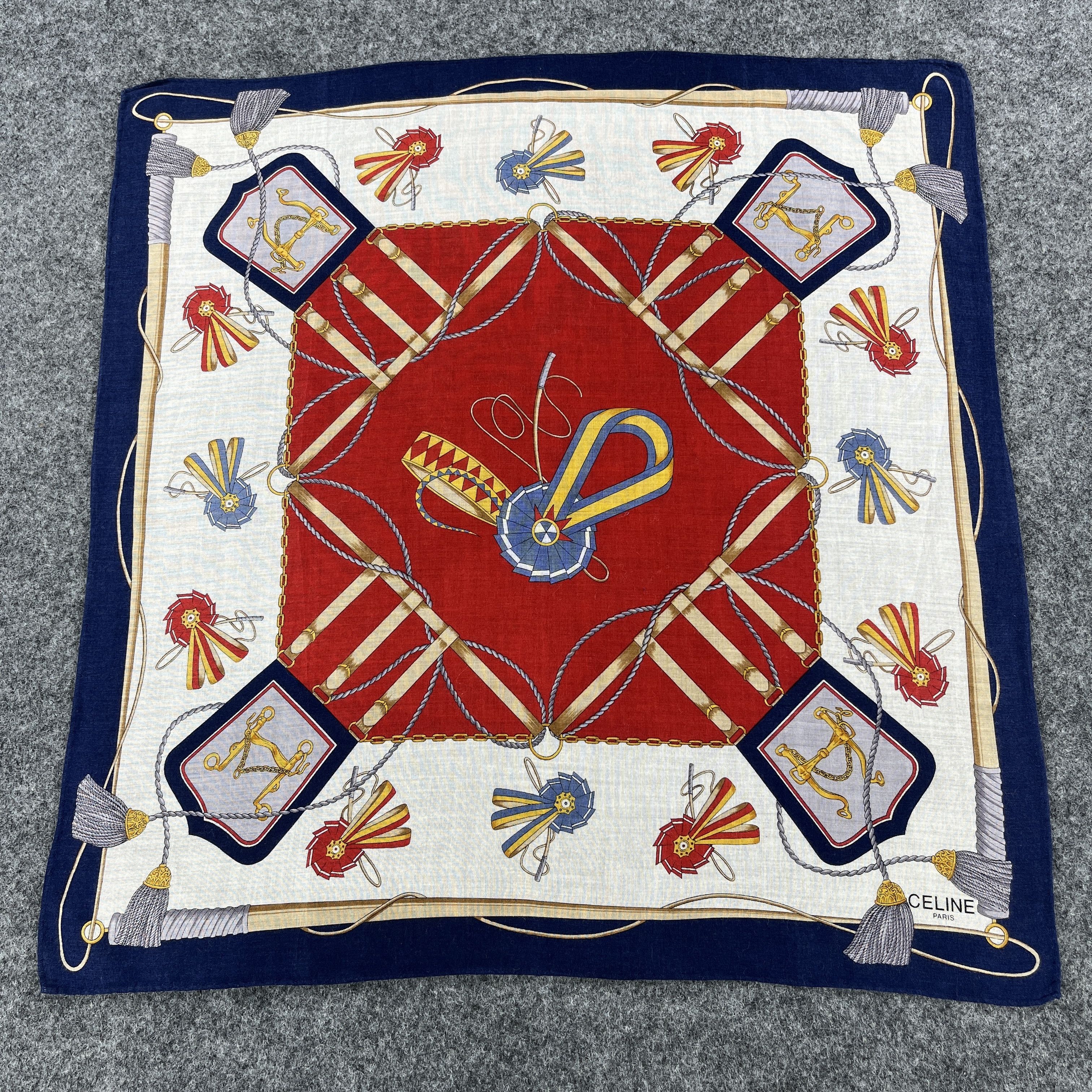 Vintage Vintage CelinE Handkerchief / Bandana / Neckerchief B140 Size ONE SIZE - 2 Thumbnail
