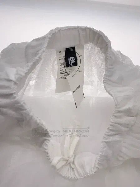 Comme des Garcons Comme Des Garcons size XS White lace half skirt Size 23" - 3 Thumbnail