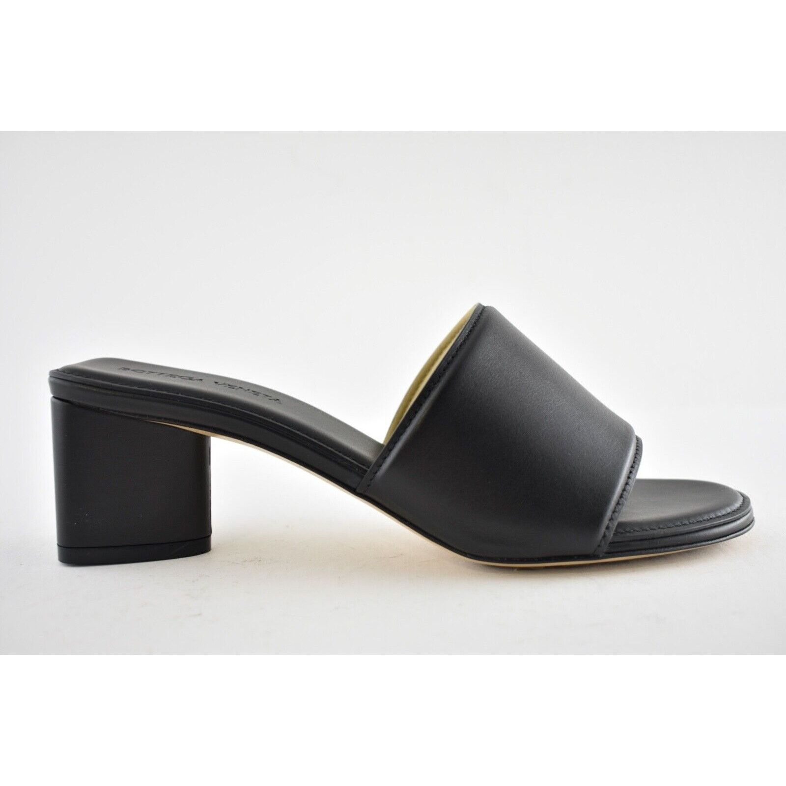 Bottega Veneta Bottega Veneta Band Black Calf Leather Sandal Backless Size US 6.5 / IT 36.5 - 4 Thumbnail
