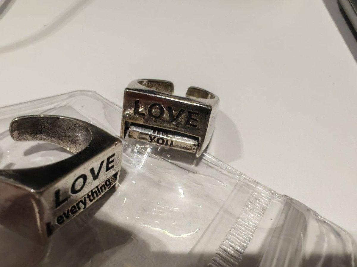 Other Sliver ring with a roll of random text to heal your emotion Size ONE SIZE - 1 Thumbnail