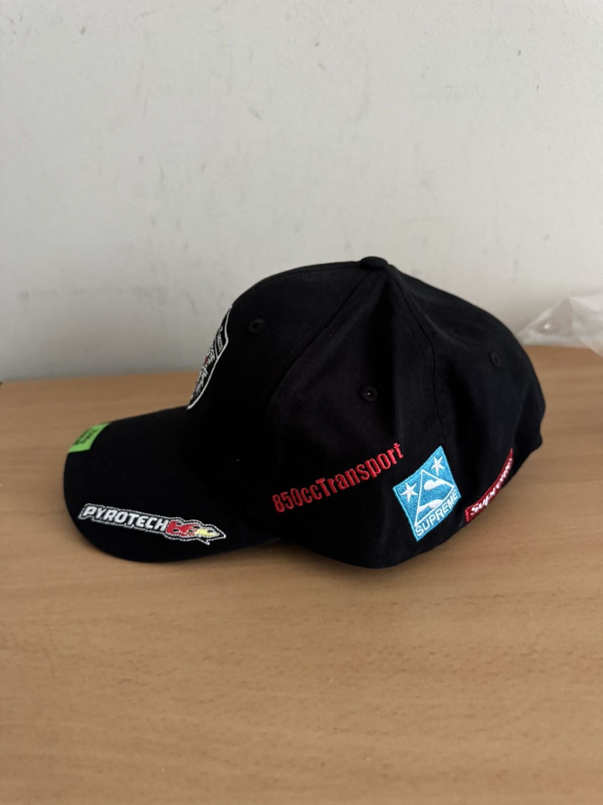 Supreme Supreme Racing Team 6-Panel Cap Black Size ONE SIZE - 3 Thumbnail
