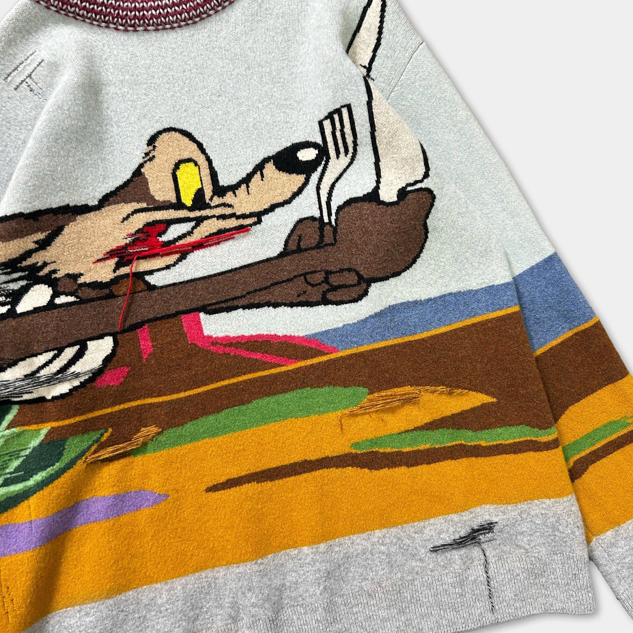 Raf Simons Calvin Klein 205W39NYC By Raf Simons Looney Tunes Sweater Gr Size US M / EU 48-50 / 2 - 2 Thumbnail