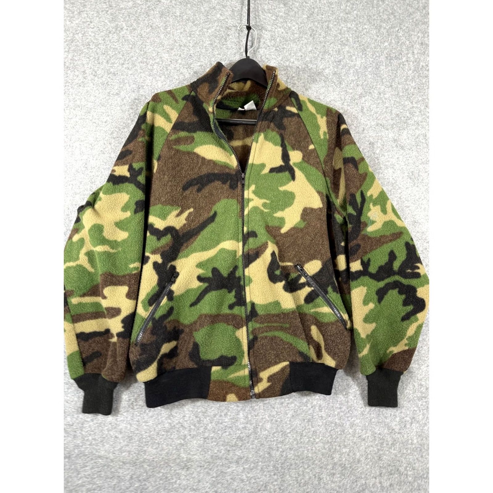 Rails Famous Trails Fleece Jacket Mens L Green Brown Camo Full Zip USA Made Vintage Size US L / EU 52-54 / 3 - 3 Thumbnail