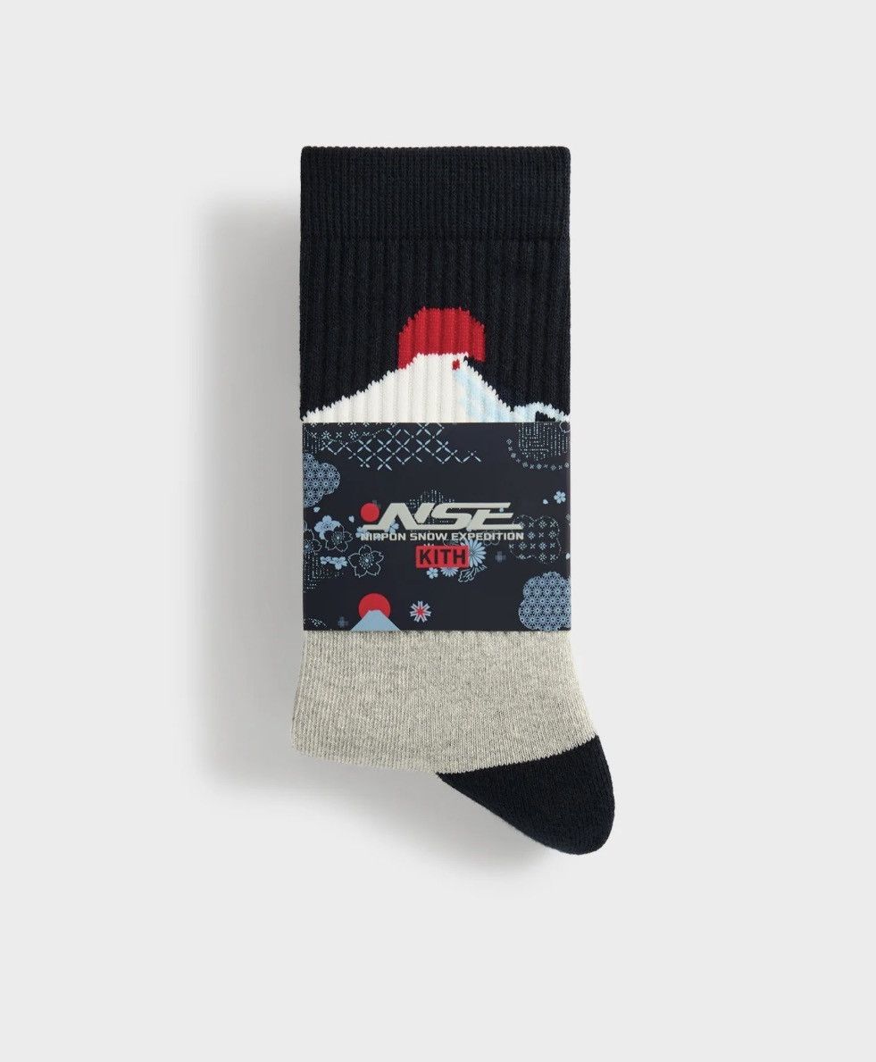Columbia × Kith Kith Columbia NSE Mountain Socks Nocturnal Embroidered Logo Size ONE SIZE - 2 Thumbnail