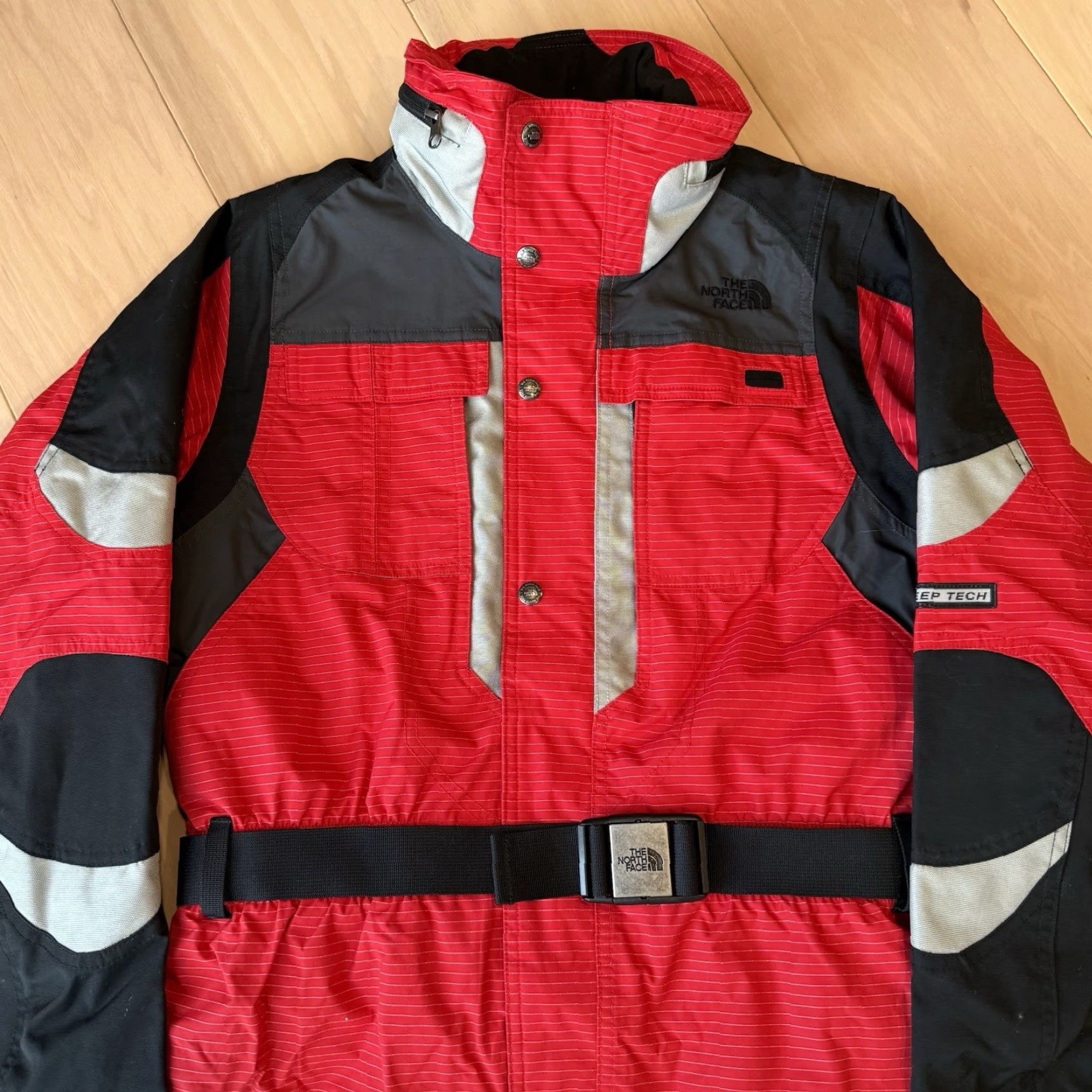 The North Face VINTAGE North Face Steep Tech Jacket Women's Small Red Full Zip Ski Winter Rendezous Size S / US 4 / IT 40 - 4 Thumbnail