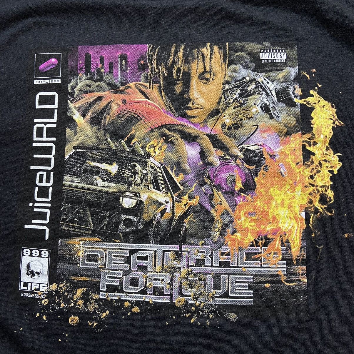 999 Club × Rap Tees 📌 Juice Wrld Death Race 999 club T-Shirt Size US S / EU 44-46 / 1 - 3 Thumbnail